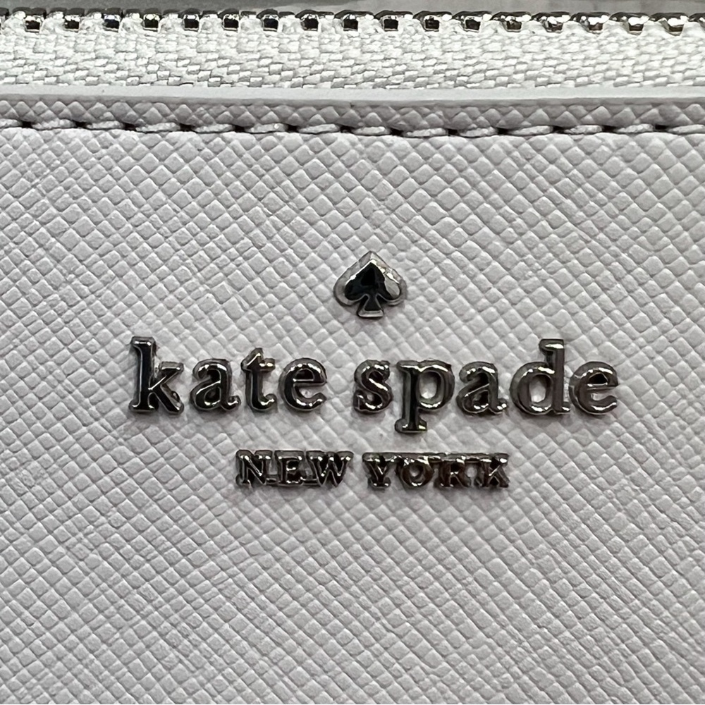 KATE SPADE Flash Glitter Fabric Mixed Mat Gray Crossbody Bag NWT - Picture 6 of 12